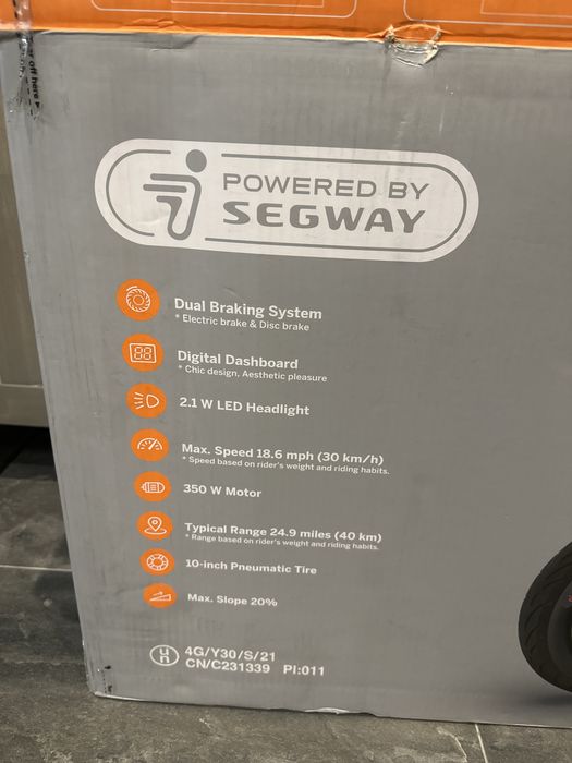 Электросамокат ninebot