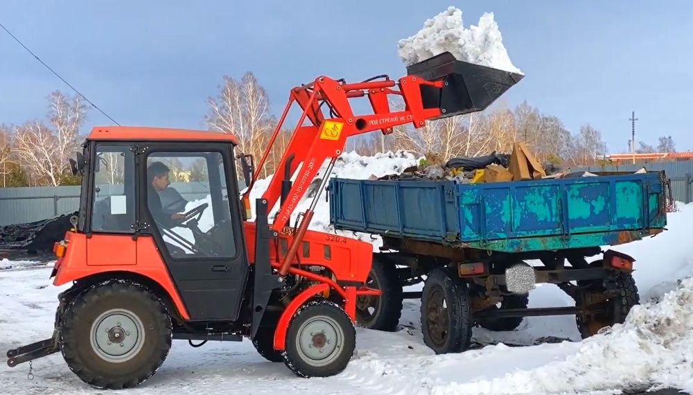 Погрузчик ПЛ-0,4 на трактор МТЗ-320