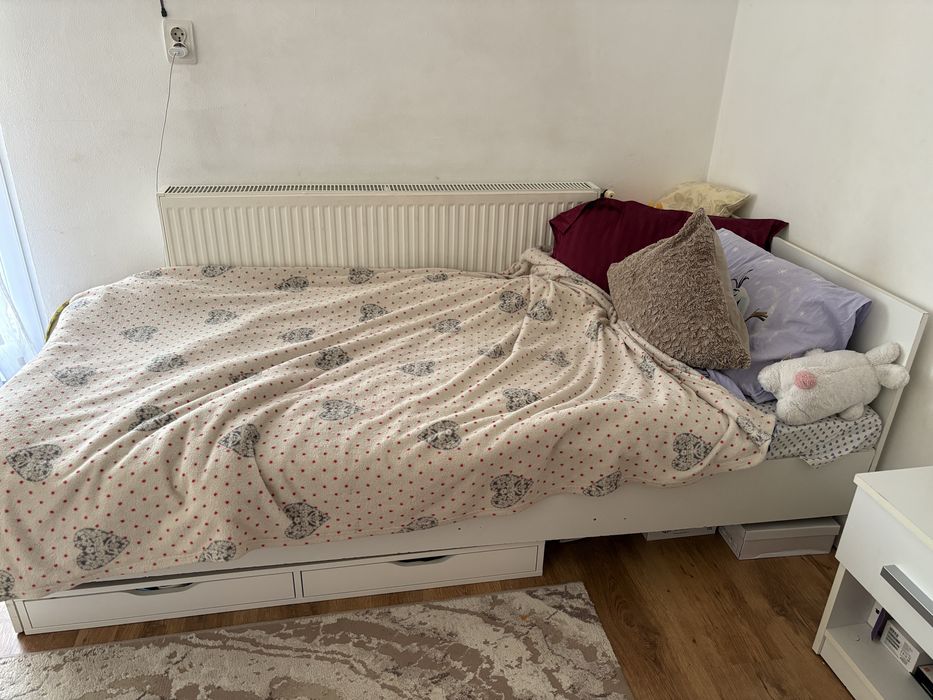 vand pat 1 persoana cu saltea 200x90