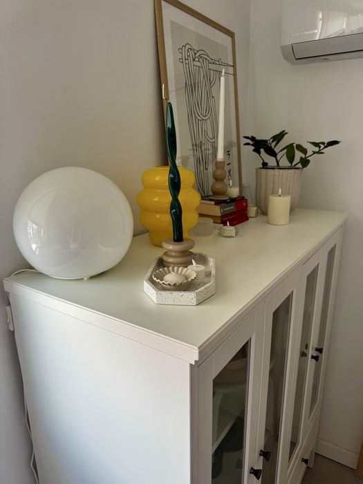 Bufet - Cabinet - Dulap cu usi de sticle pliante (Ikea Adanas)