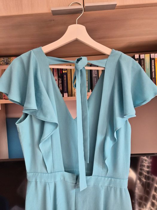 Rochie lunga cu crapatura