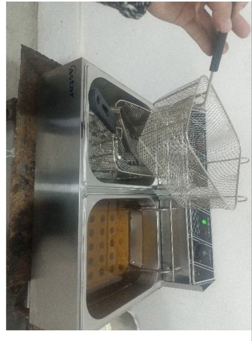 Фритюрница BACKERCRAFT EF-82 серебристый