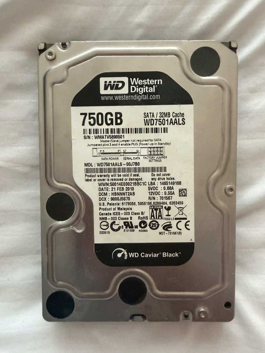 2x Western Digital HDD 3.5" SATA
