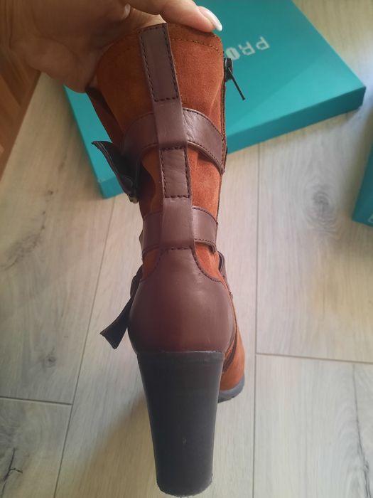 Сапоги натуральный велюр