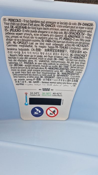 Бебешка вана OK baby синя