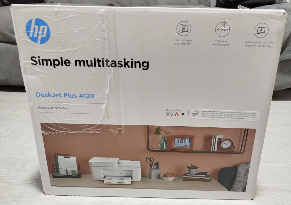 Imprimantă HP DeskJet Plus 4120 multifuncțională, stare bună