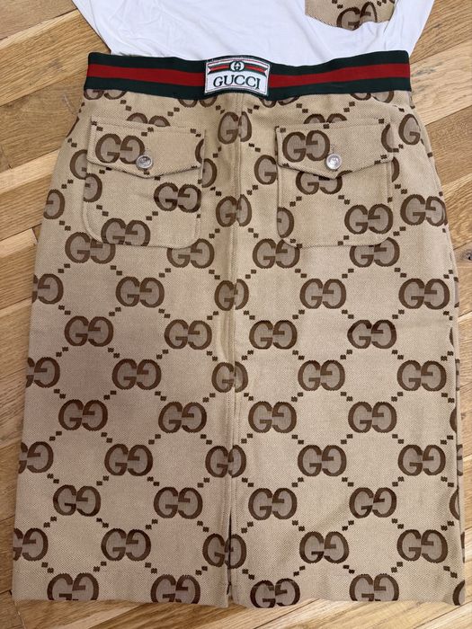 Комплект тениска и пола Gucci
