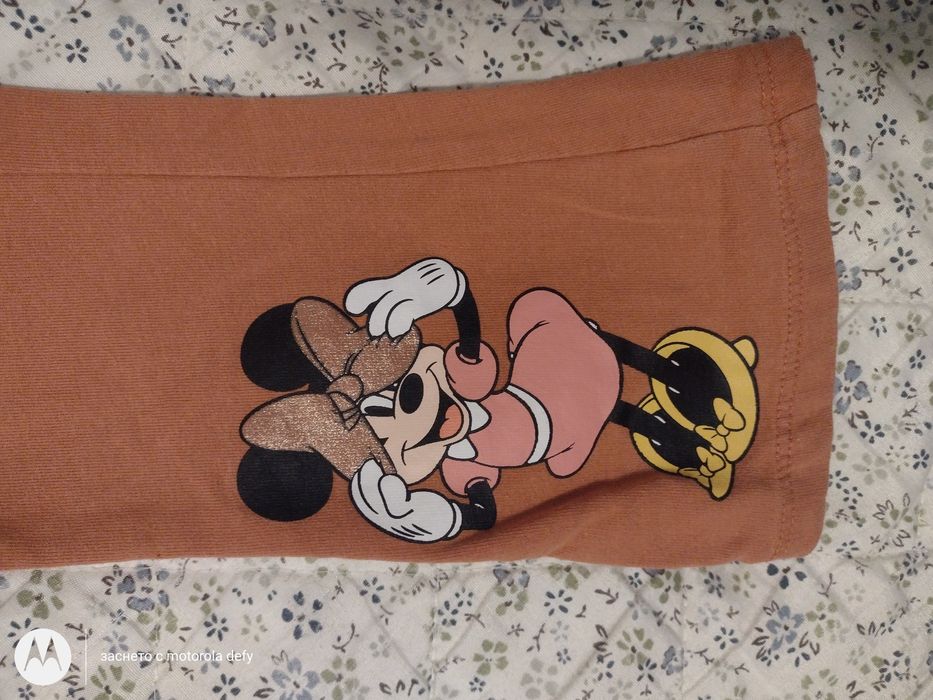 Мини Маус комплект за момиче 86-92 разме,Топъл комплект за бебе момиче