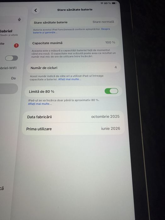 Tableta apple ca noua