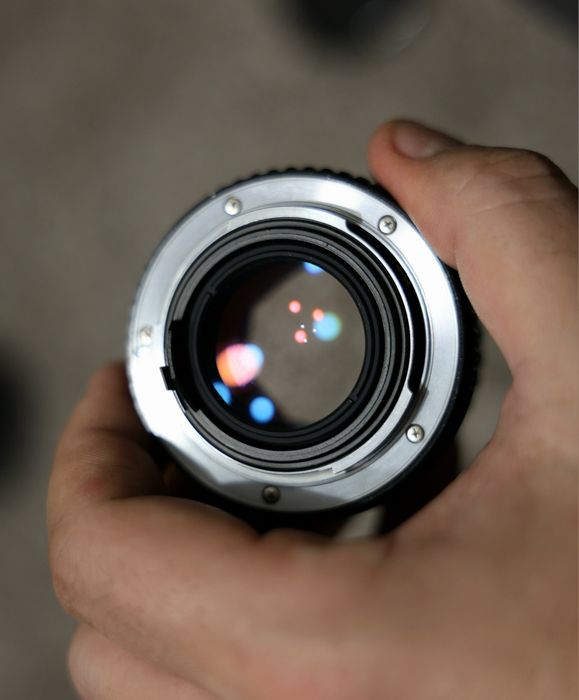 Obiectiv SMC Pentax-M 50mm f/1.4  optional adaptor EOS/PK - vandut