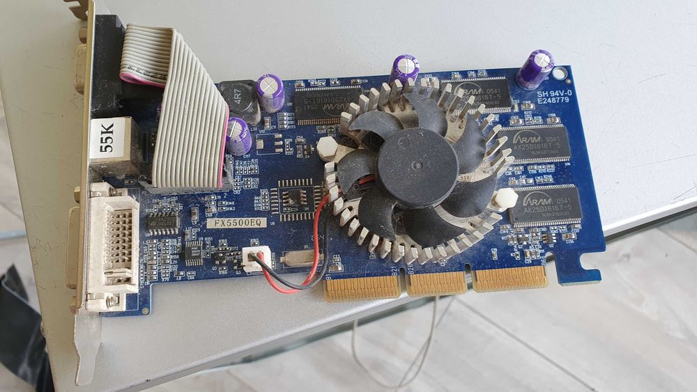 Видео карта за настолен компютър GeForce FX 5500 PCI Nvidia