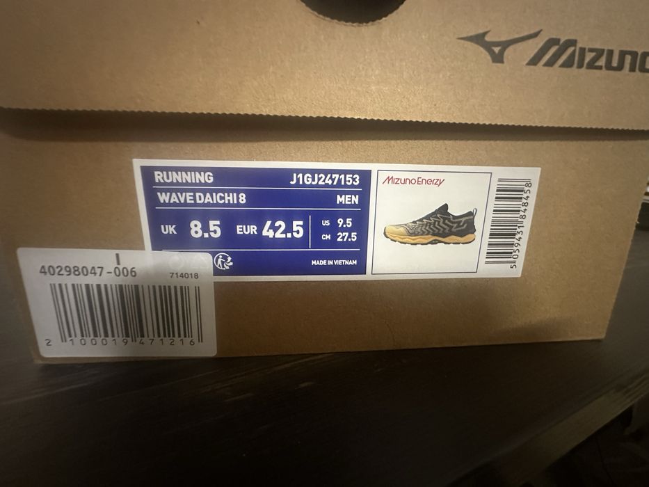 Mizuno WAVE DAICHI gen 8, маратонки