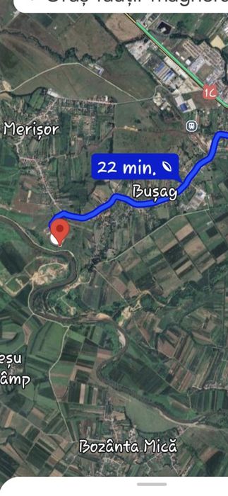 23 ari intravilan Bușag