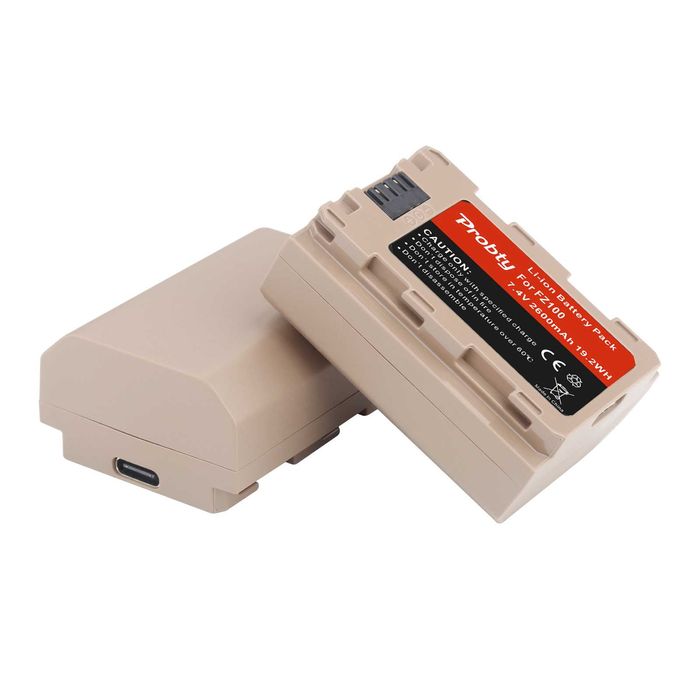 Батерия NP-FZ100 за Sony a7 a7R a7S III IV a9 с порт за зареждане