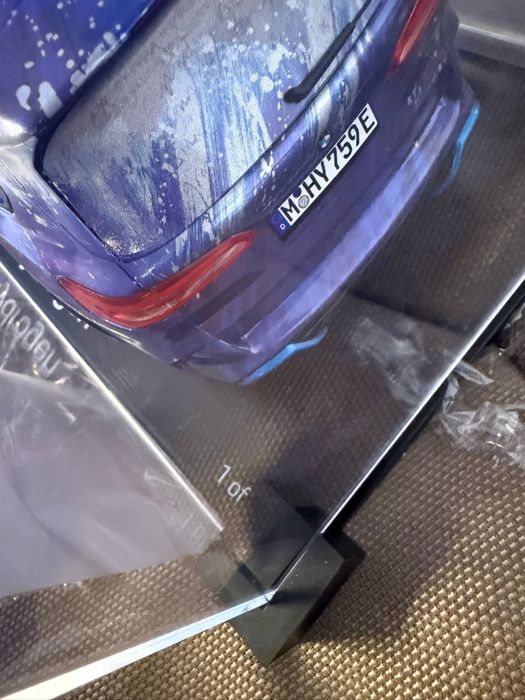 Macheta Spark RARE 1/18 BMW iX5 Hydrogen SURFACING Es Devlin Art Basel Noua