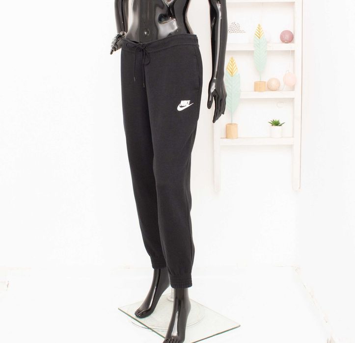 Nike оригинален дамски спортен панталон черен долница L