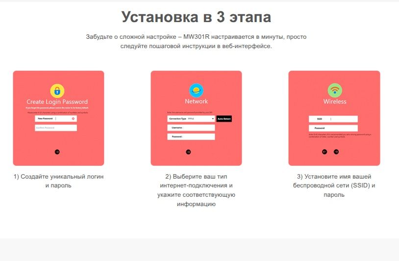 Вайфай роутер Mercusys  wifi router 300 мб/с