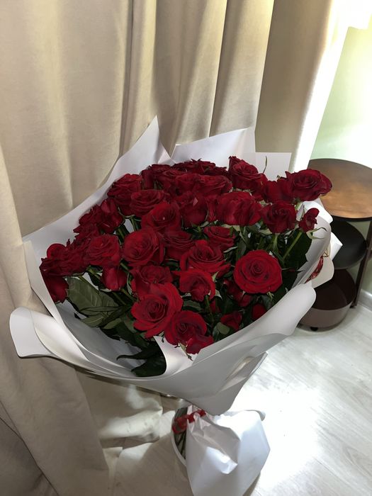 51 голландская длинная роза