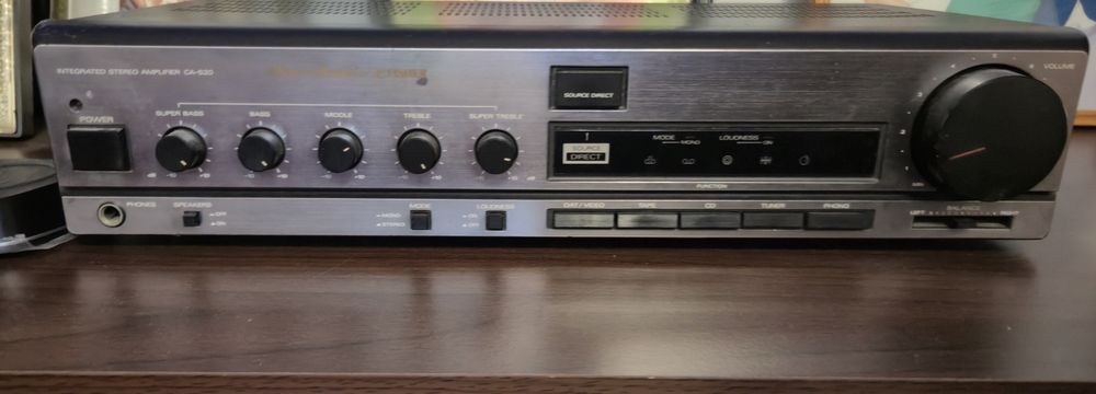 Amplificator Fisher Ca-520 2x35w si Boxe Sony 2x80w