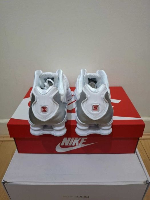 Nike Air SHOX TL Plus Triple White (всички номера от/до 40-46)