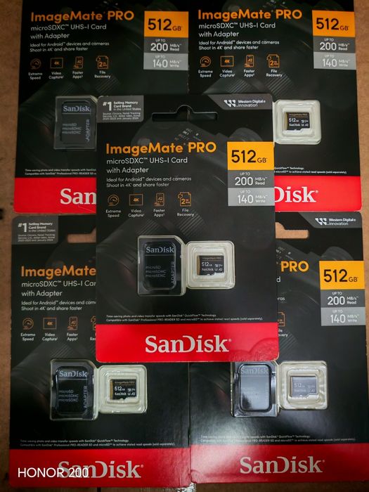 Sandisk ImageMate Pro MicroSD 512GB 4K Dostavka