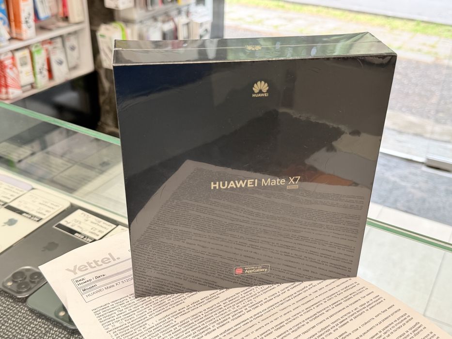 Huawei Mate X7 512GB Black Чисто Нов!