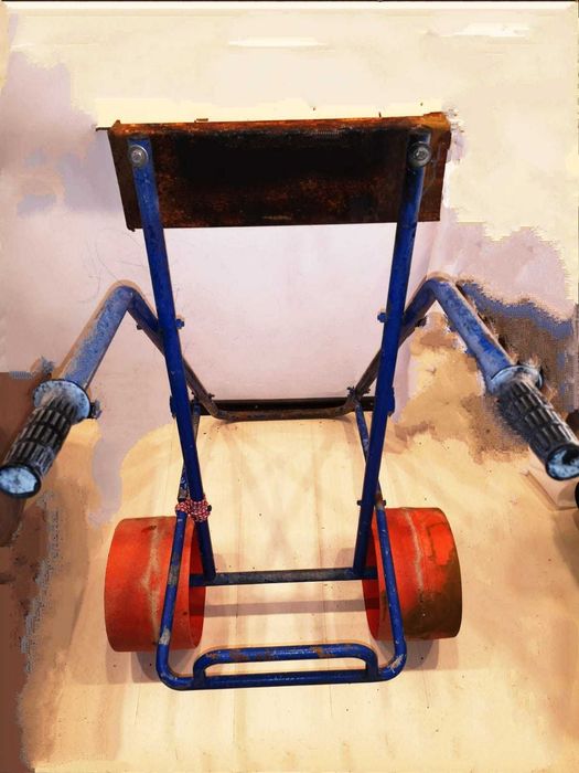 Cărucior motor barca plaja nisip transport facil, se pot schimba rotil