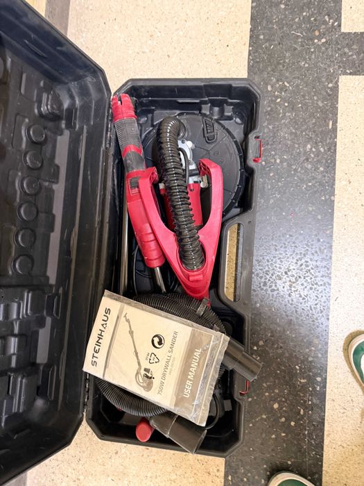 Шлайф машина за стени, тавани и гипскартон Steinhaus PRO-DS750, 750 W