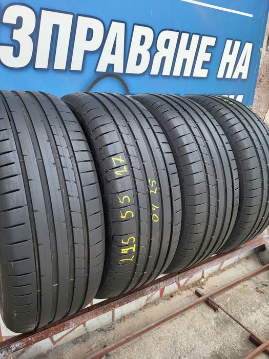 215 55 17 Dunlop 4бр летни дот 25