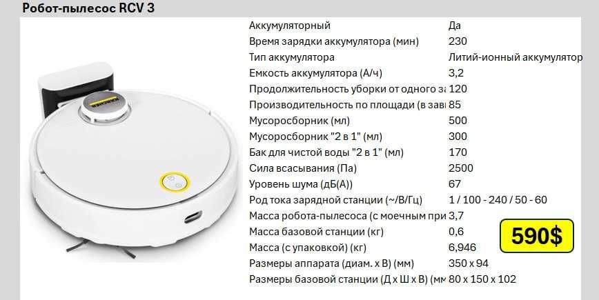 Робот-пылесос с влажной уборкой | Мощный | Новый