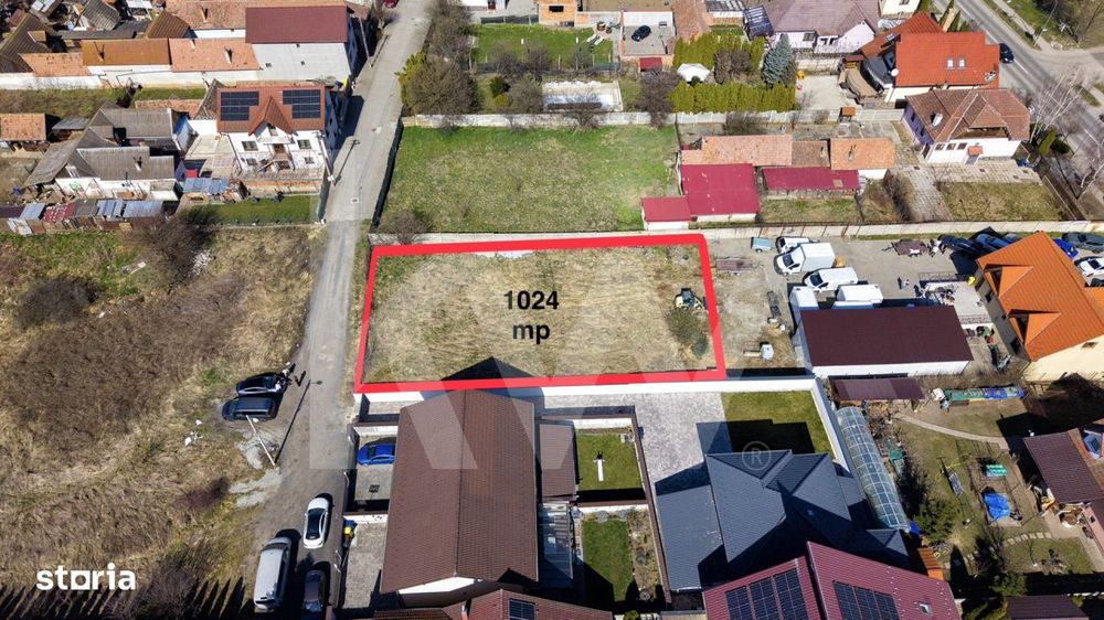 Teren intravilan in Selimbar, Sibiu | 1.024 mp | Deschidere 22 m