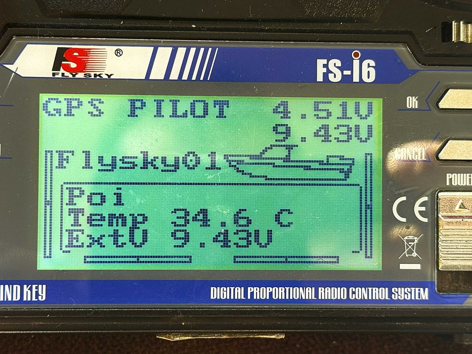 Senzor Telemetrie – Voltaj + Temperatură pentru FlySky / Turnigy