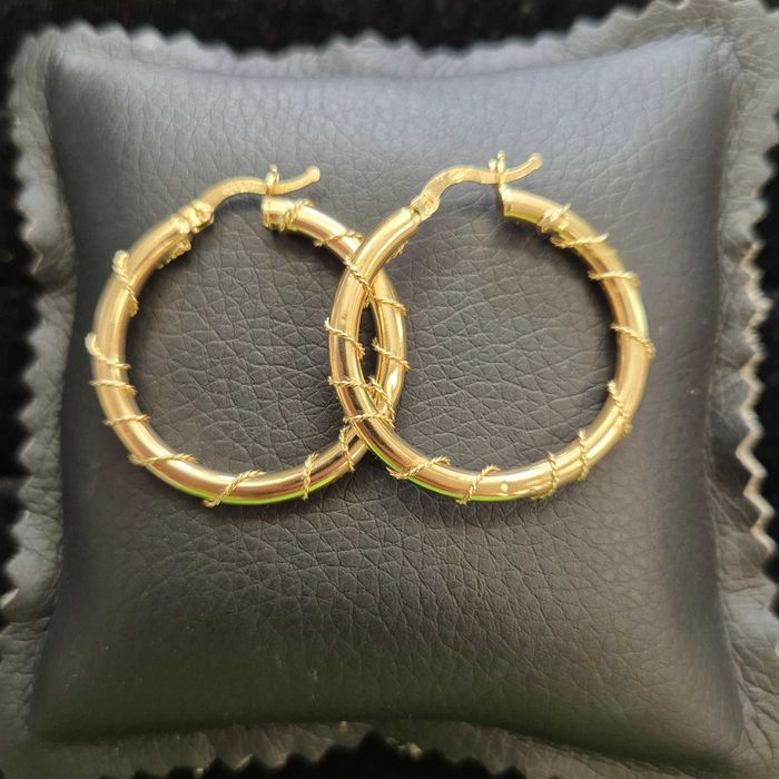 ( B31850.1 / Ag28 Doi Baieti ) Cercei Aur 14K - 5.17 grame / 2326 lei