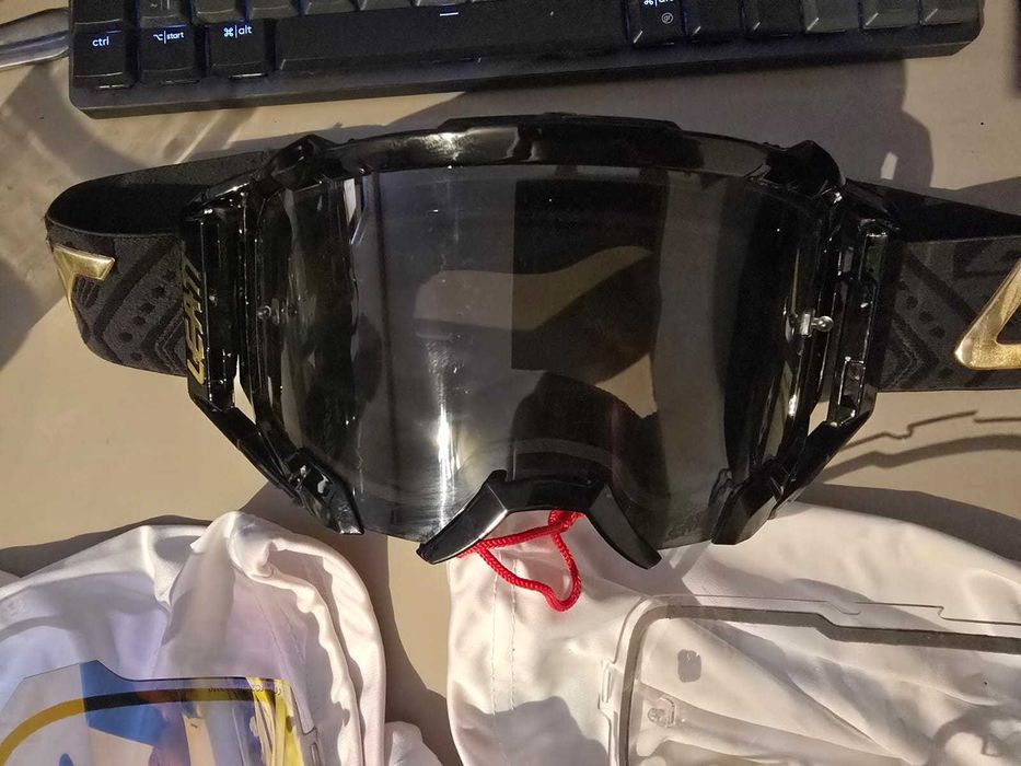 Ochelari moto mtb leatt 5.5 velocity cu lentile schimb