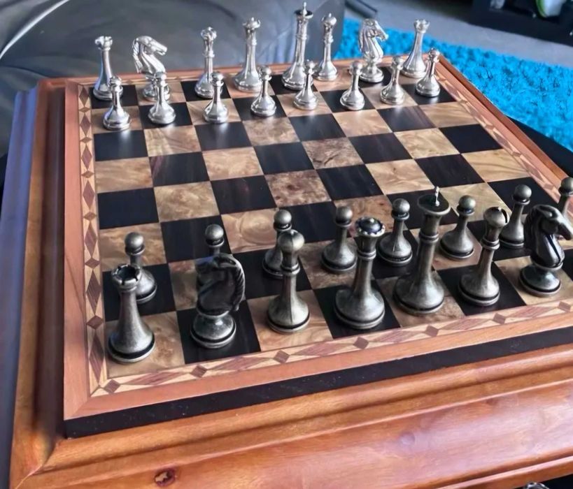 Луксозен дървен шах