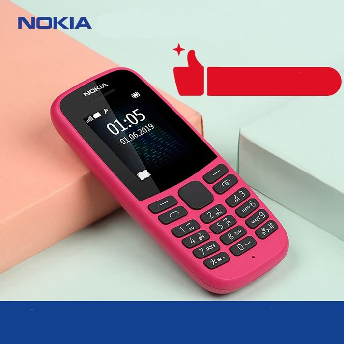 Nokia 105. Black . Yangi! Bepul dastafka