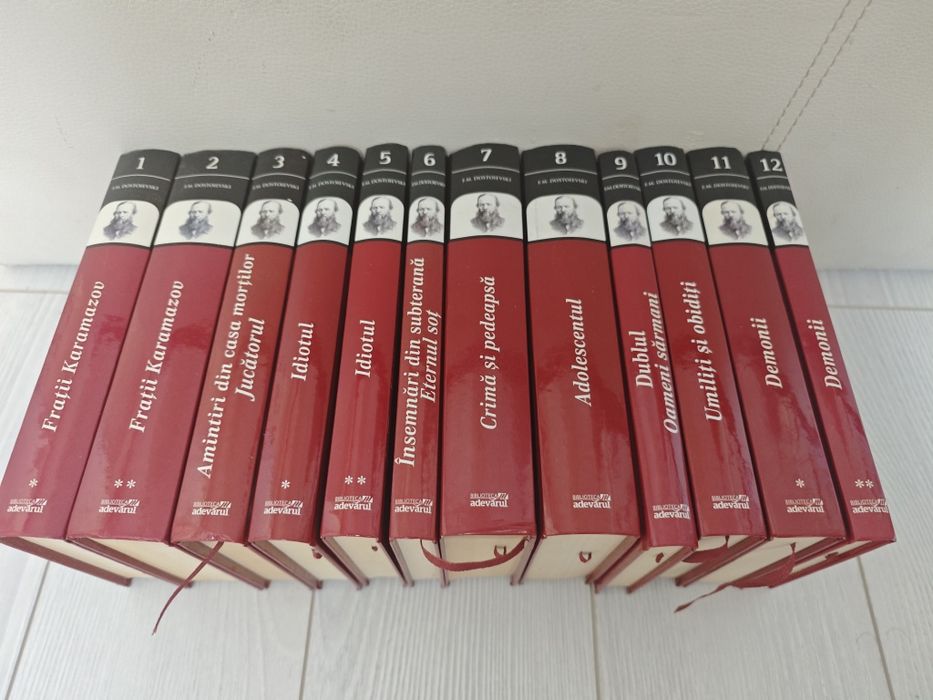 Colecția Dostoievski, Adevărul, Completa, 12 vol, Stare Foarte Buna