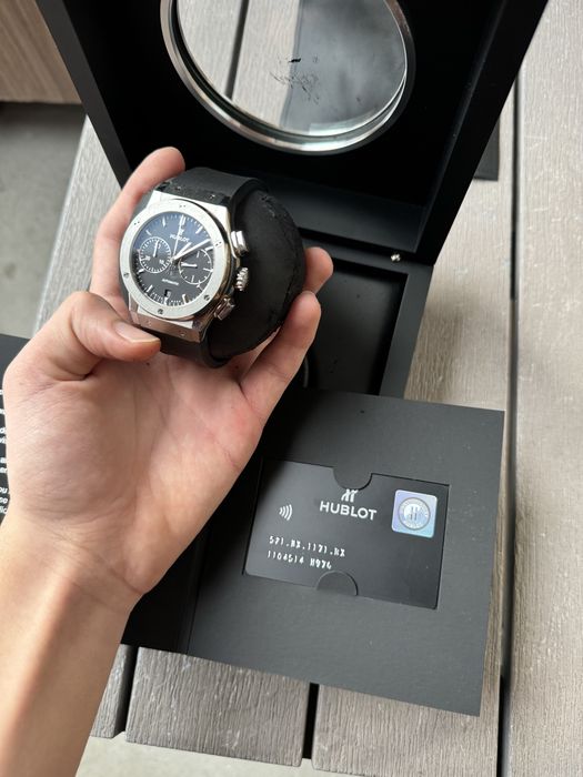 Hublot chronograph titanium 45mm full ceramic
