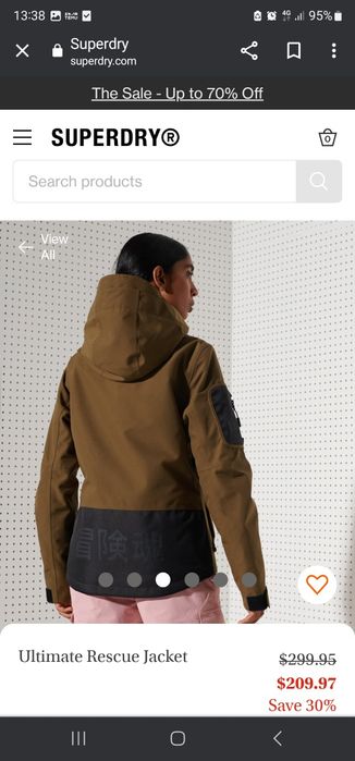 Geaca Superdry Ski/Snowboard "Ultimate Rescue"