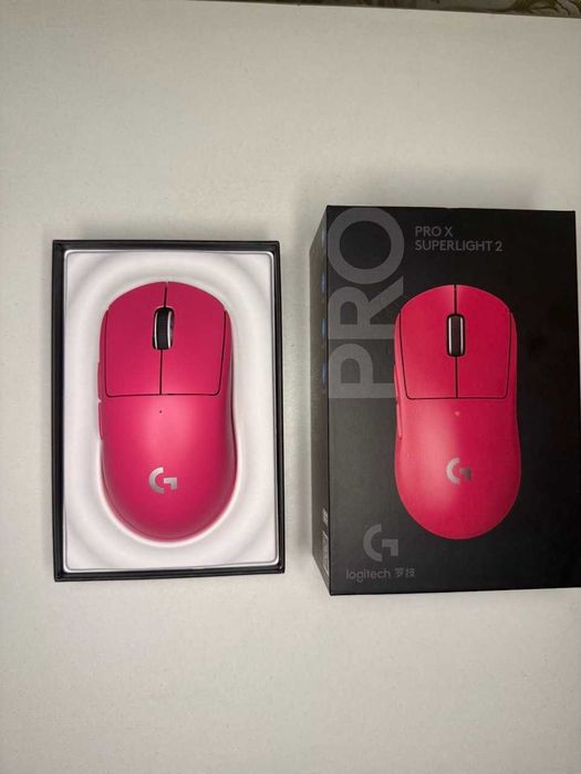 Мышка Logitech G Pro X Superlight 2 (розовая)