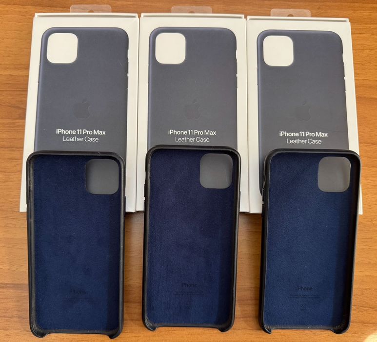 Продавам оригинални кожени кейсове на Apple за iPhone 11 Pro Max