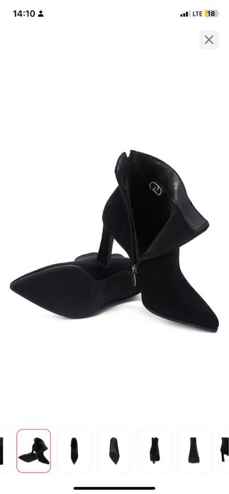 Ботильоны. T.TACCARDI. черный