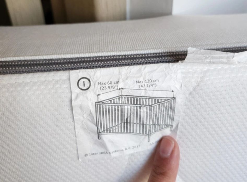 Saltea patut Ikea Jattetrott 60×120 cm
