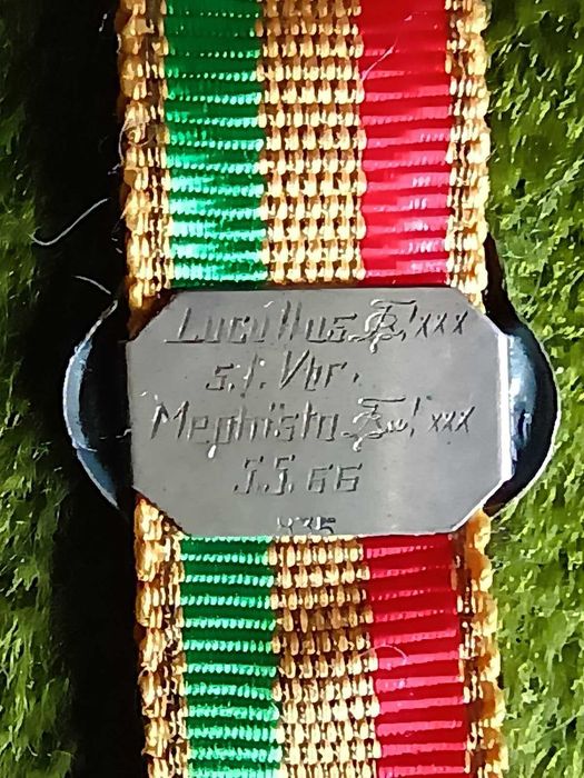 Ленти от студентско бирено братство. Studentika. Bierzipfel.