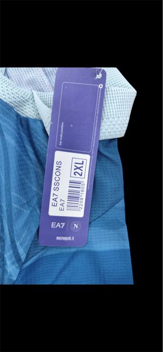 Vand Tricou Fotbal EA7 XL