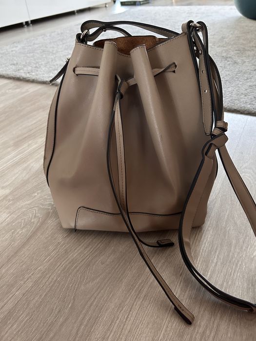 Geanta- sac piele bej noua
