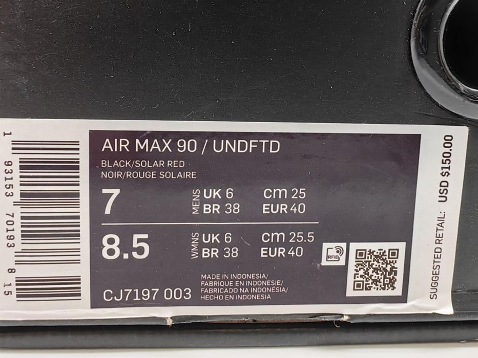 Nike Air Max 90 Undefeated