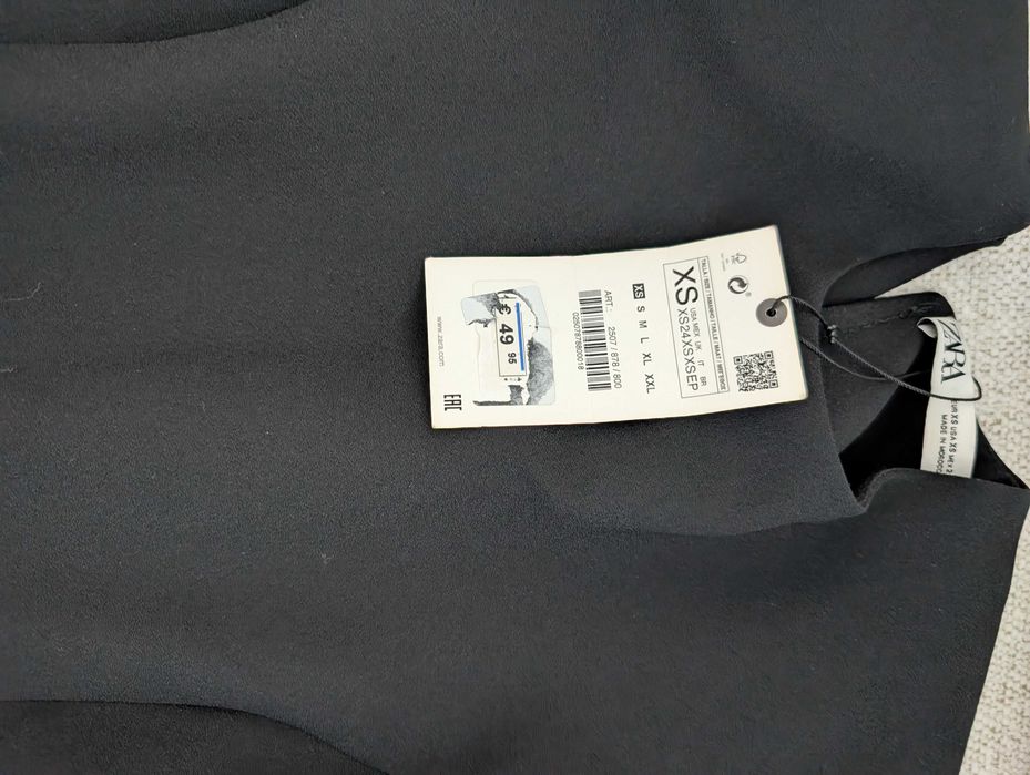 Rochie Zara Neagră Nouă
