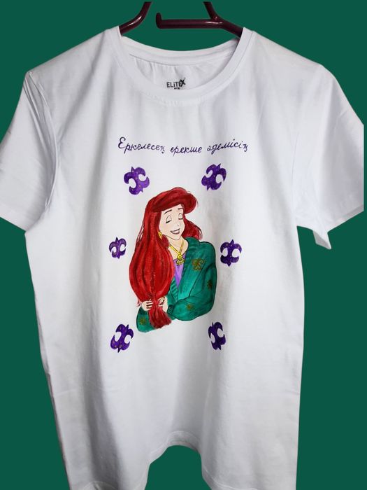 футболка с росписью
