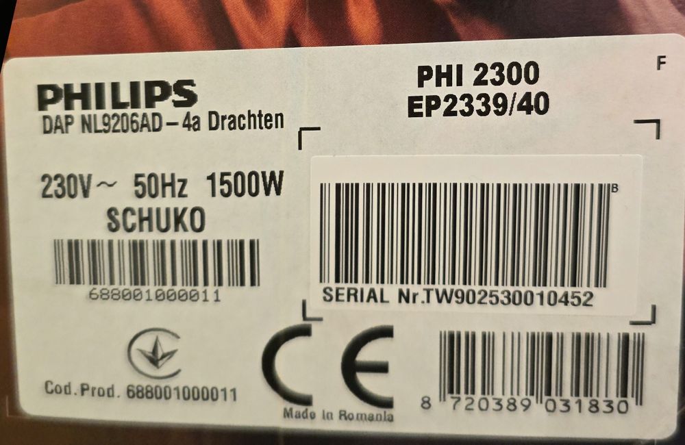 Expresor automat Philips 2300